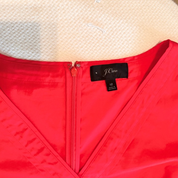 J. CREW Vibrant Red Midi Dress - Picture 10 of 15